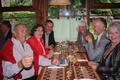 Silvesterfeier, die Gruppe ist vollz�hlig versammelt