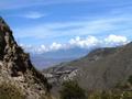 Noch einmal haben wir wunderbare Einblicke in die zerkl�ftete Bergwelt Ecuadors
