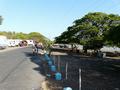 Unser Standplatz am Nicaraguasee. Er ist der gr��te See in Mittelamerika, 15,8-mal so gro� wie der Bodensee und der zehntgr��te S��wassersee der Erde. 
