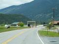 Die Grenze nach Kanada bei Roosville. Nun sind wir in British Columbia