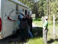 Auch hier war unsere Reiseroute bewundertes Gespr�chsthema