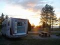 Traumlicht auf der Recreation Area des Flaming Gorge State Forests